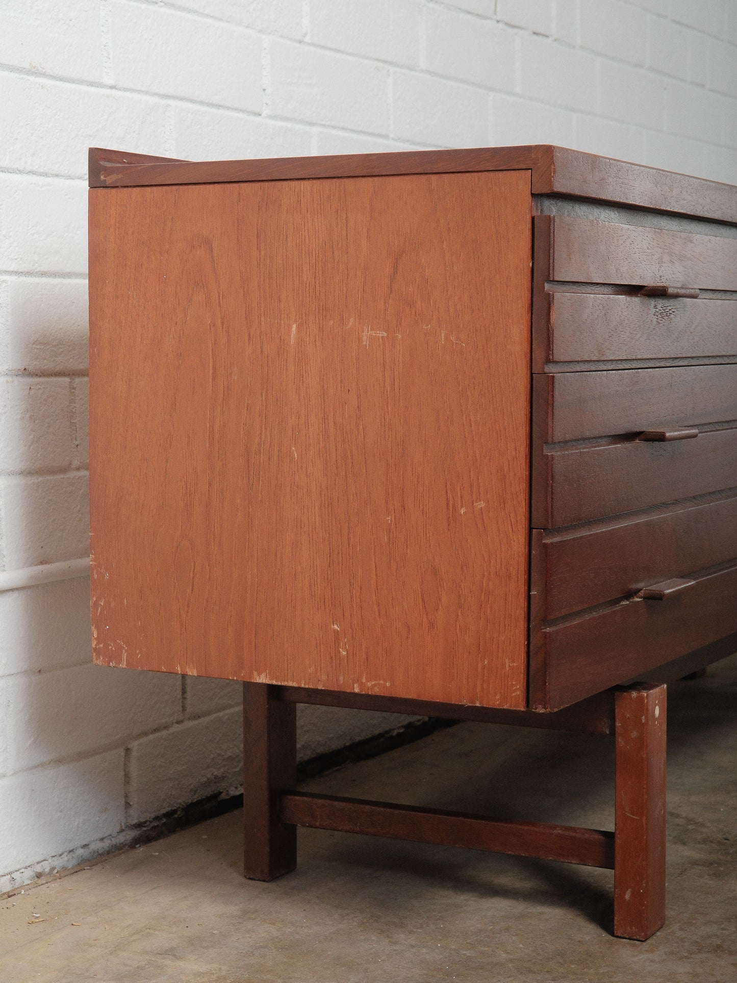 Mid-Century Modern White & Newton Teak Sideboard | England, 1960s