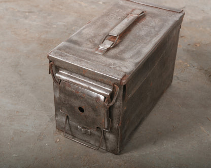 Vintage Metal Ammo Box