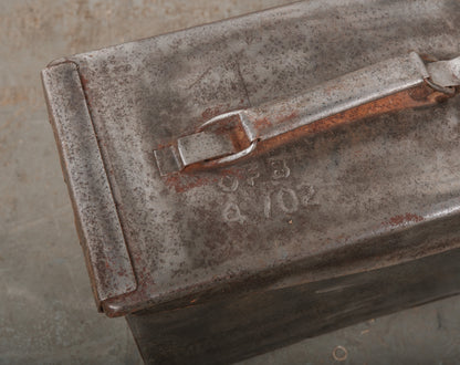 Vintage Metal Ammo Box
