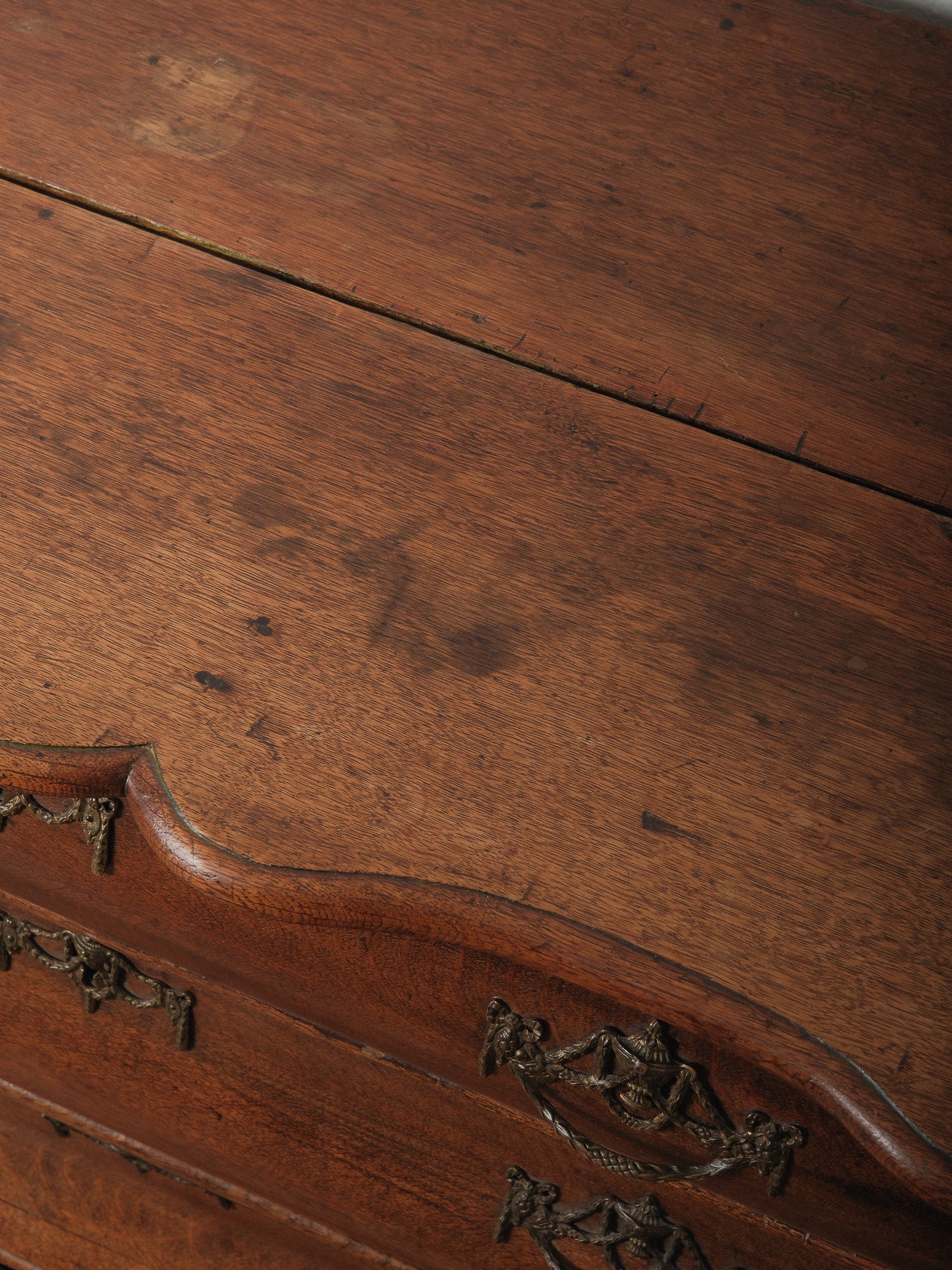 19th Century Antique Dutch Bombe Commode in Oak