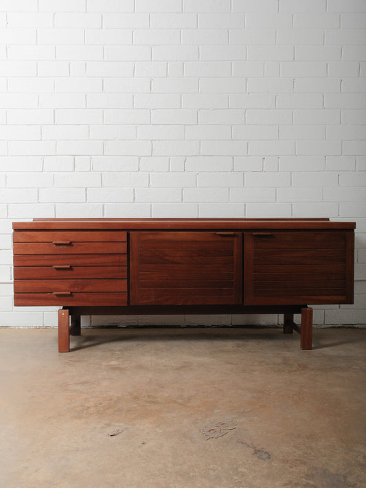 Mid-Century Modern White & Newton Teak Sideboard | England, 1960s