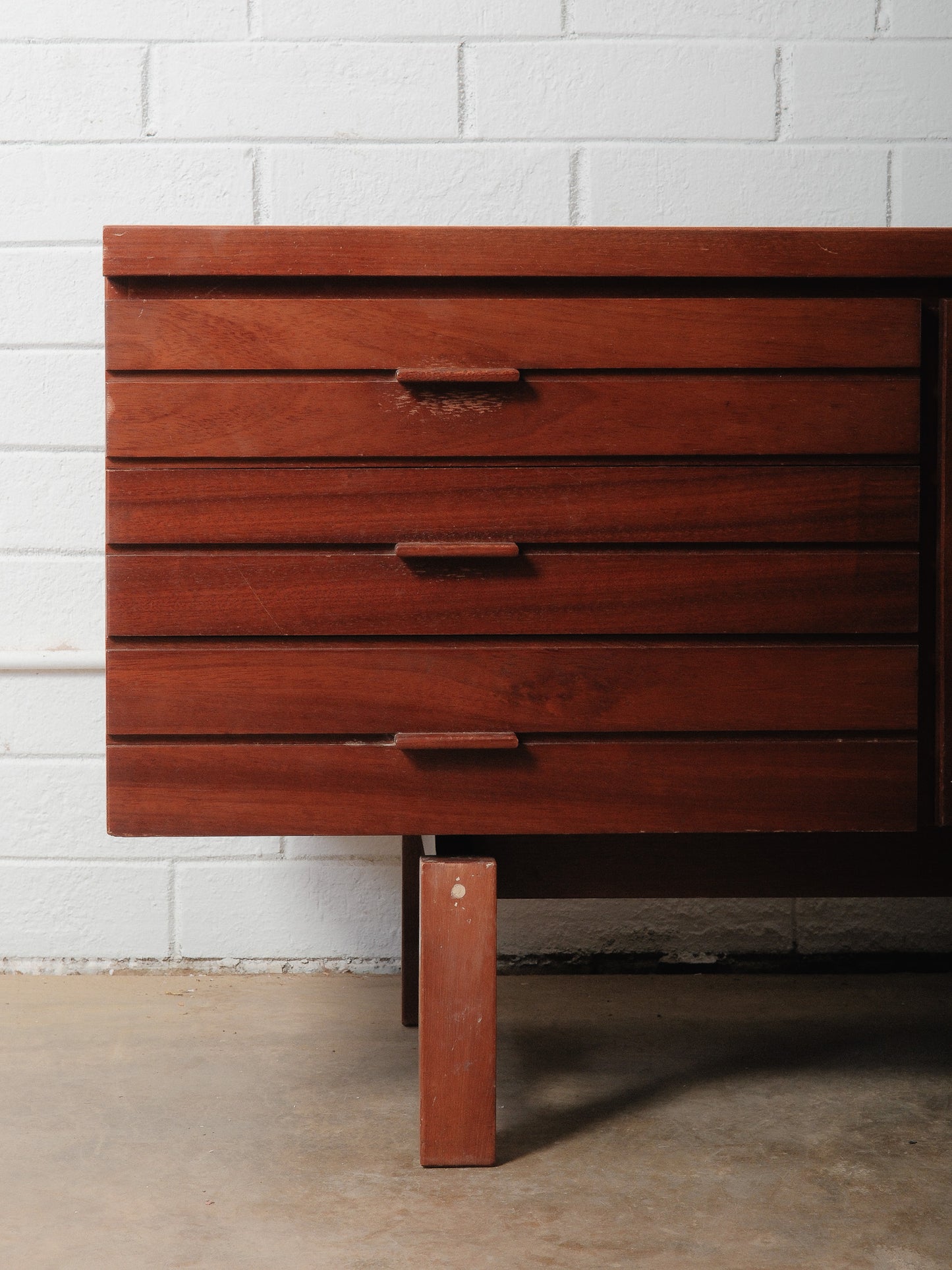 Mid-Century Modern White & Newton Teak Sideboard | England, 1960s