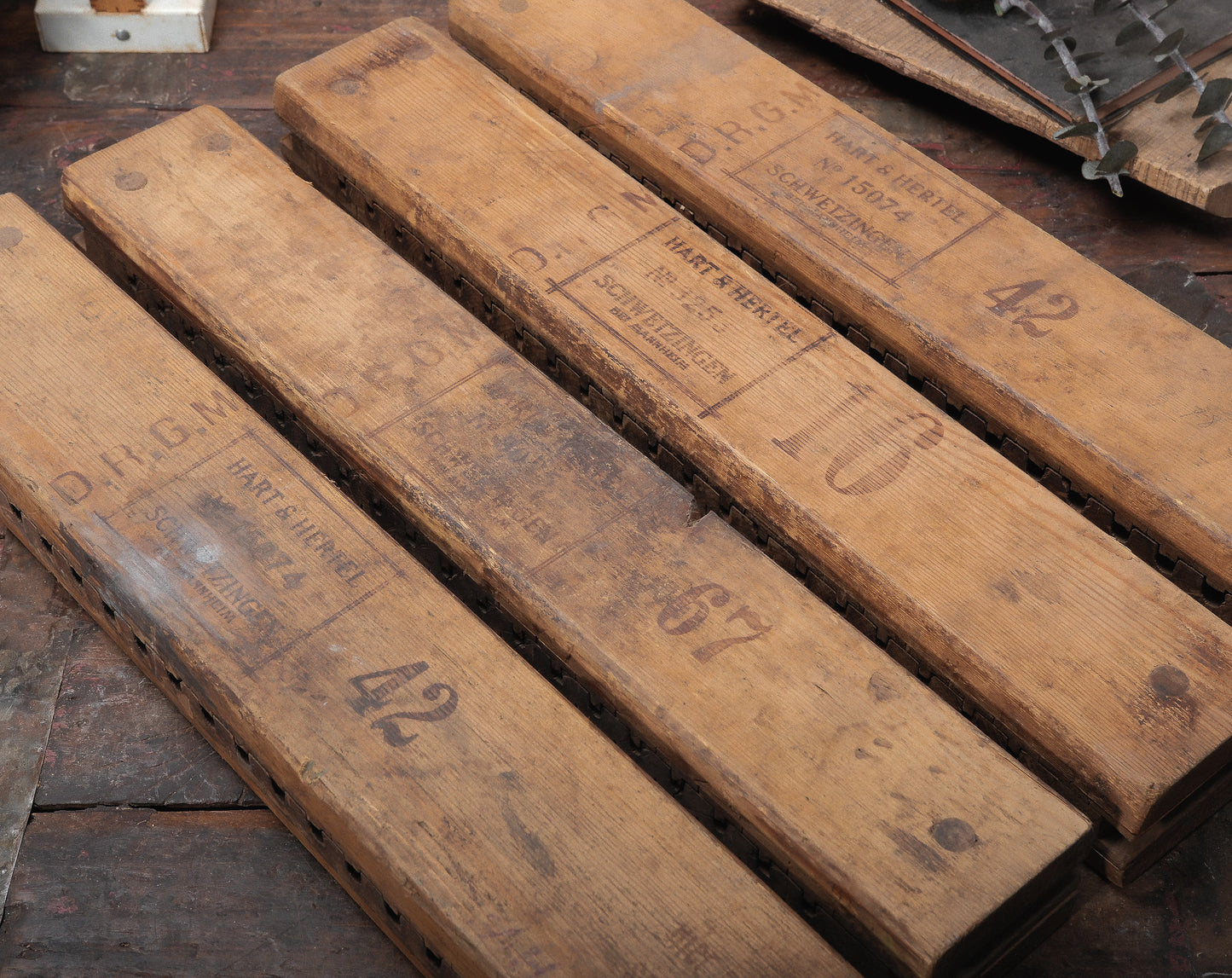 Antique Wooden Tobacco Factory Cigar Molds