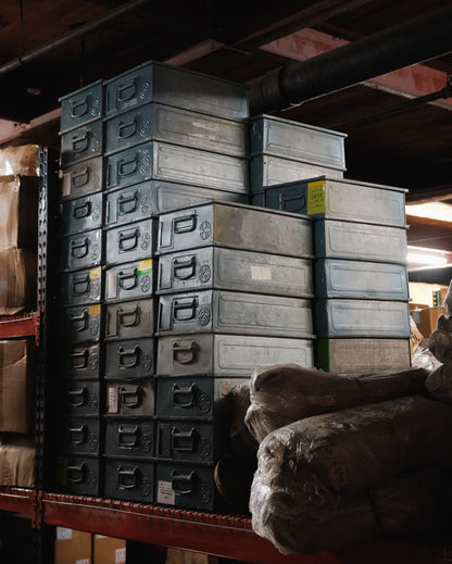Blue Metal Bins