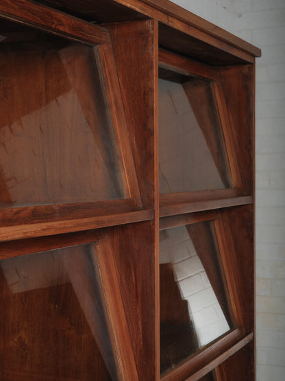 Barrister Style Wooden Glass Cabinet