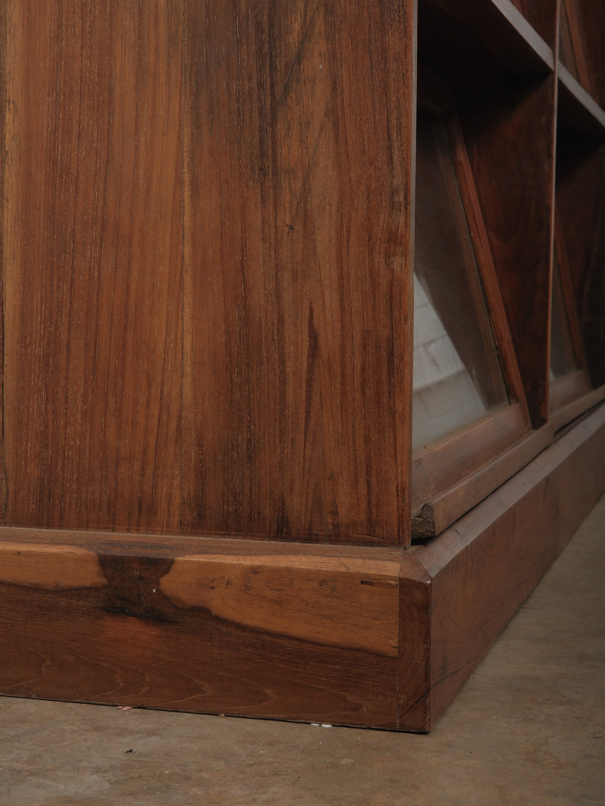 Barrister Style Wooden Glass Cabinet