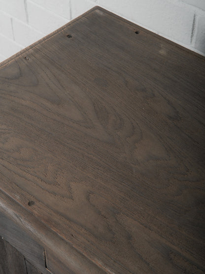 Washed Charcoal Wooden Sideboard
