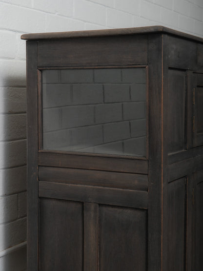Washed Charcoal Wooden Sideboard