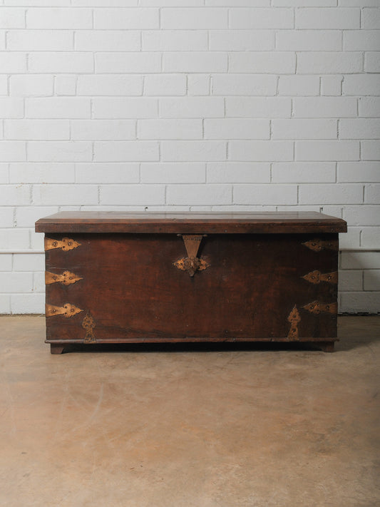 Hand-Forged Brass Fitted Storage Chest
