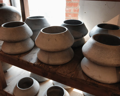 Grey Geo Bowl