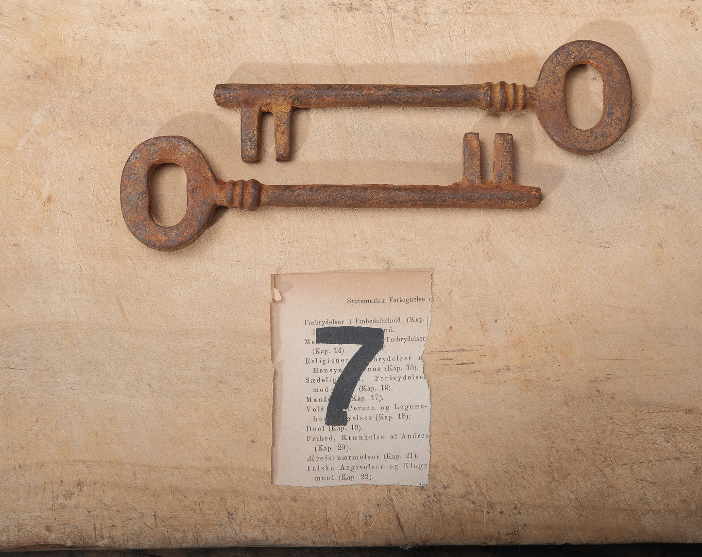 Vintage and Antique Style Rustic Iron Keys