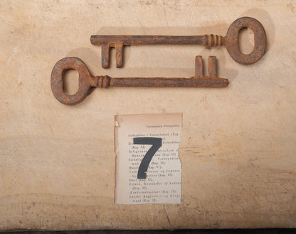 Vintage and Antique Style Rustic Iron Keys