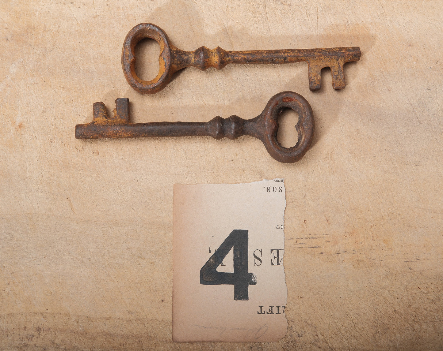 Vintage and Antique Style Rustic Iron Keys