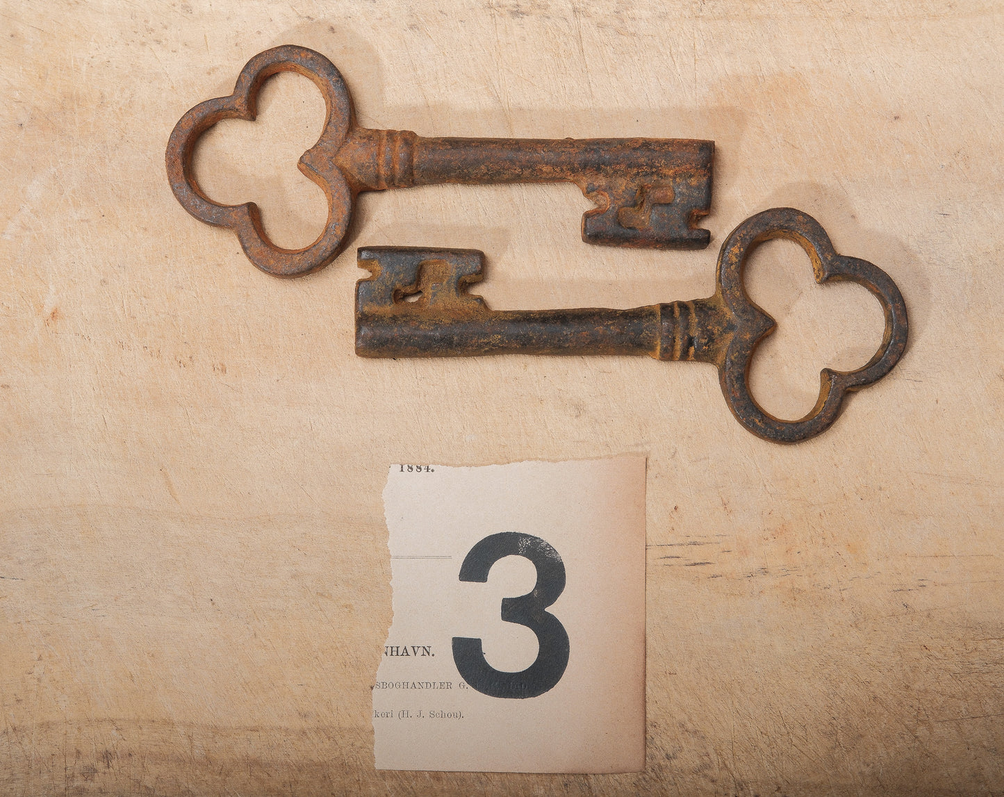 Vintage and Antique Style Rustic Iron Keys