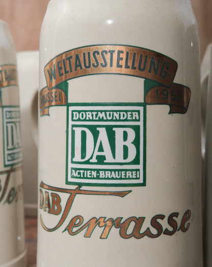 Vintage Stoneware German Beer Stein - Small and Large