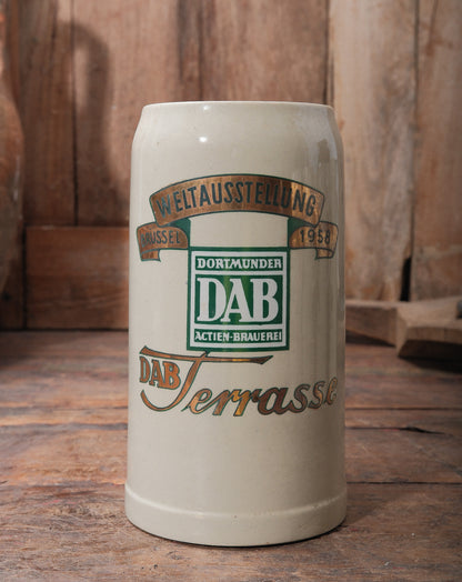 Vintage Stoneware German Beer Stein - Small and Large