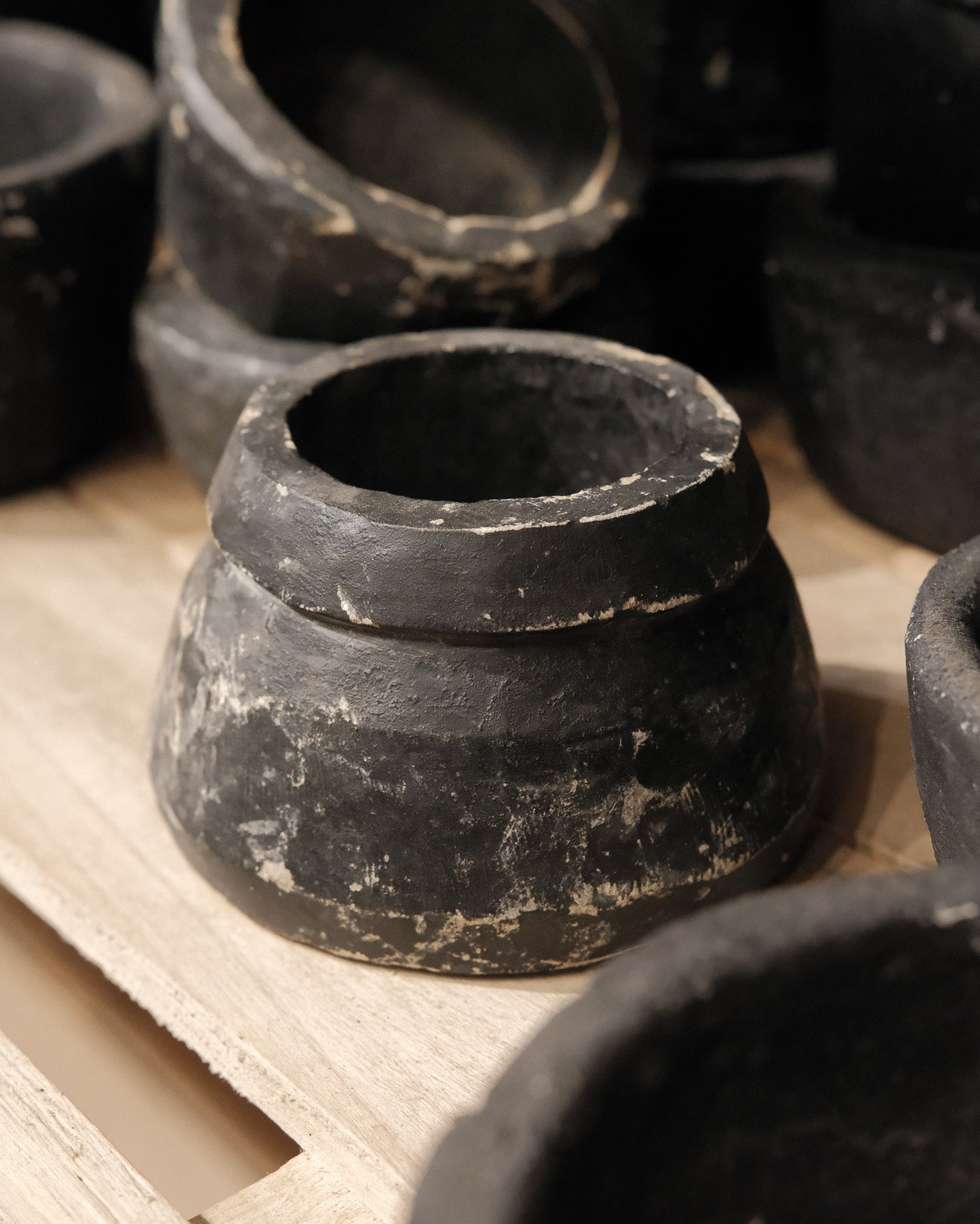 Black Soapstone Composite Bowl