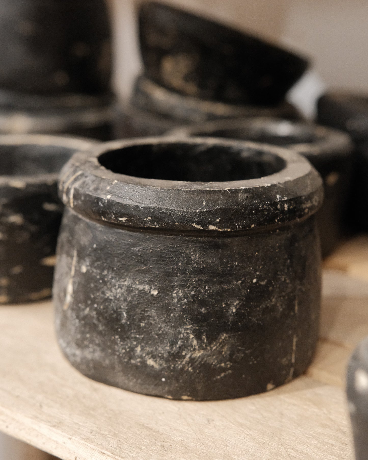 Black Soapstone Composite Bowl