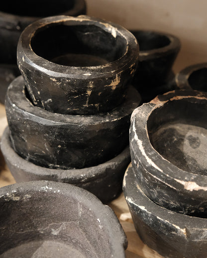 Black Soapstone Composite Bowl