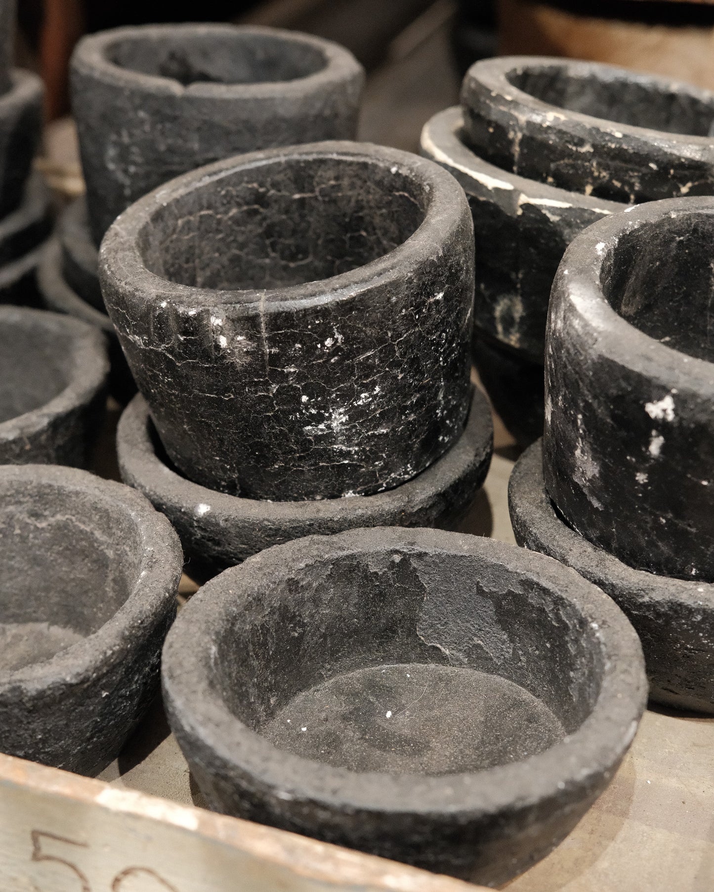 Black Soapstone Composite Bowl