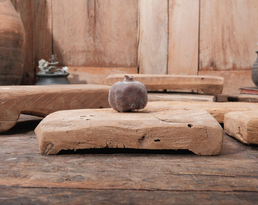 Vintage Bleached Teak Wood Riser