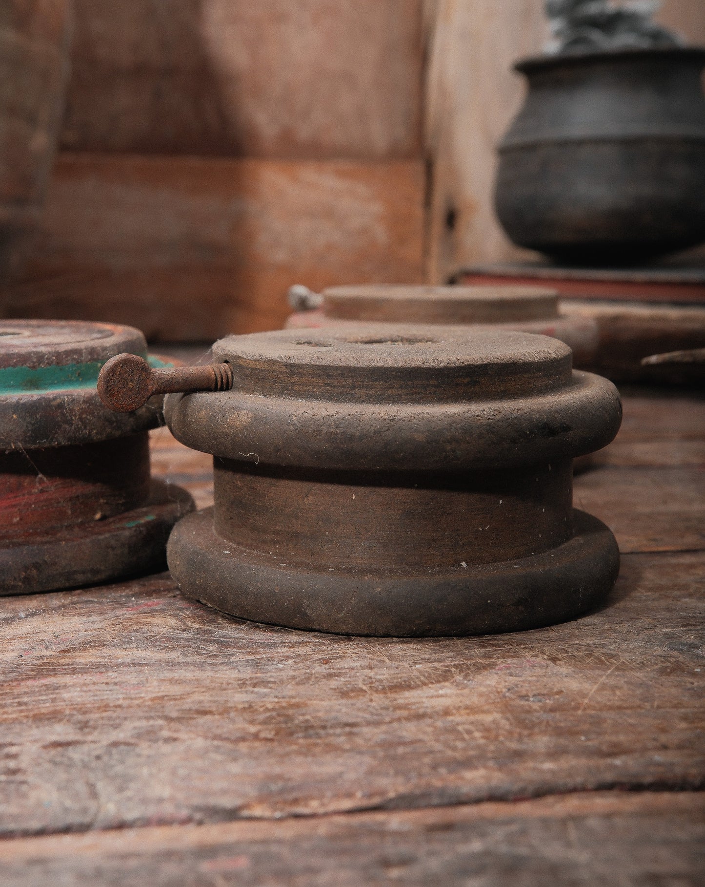 Wooden Textile Spools