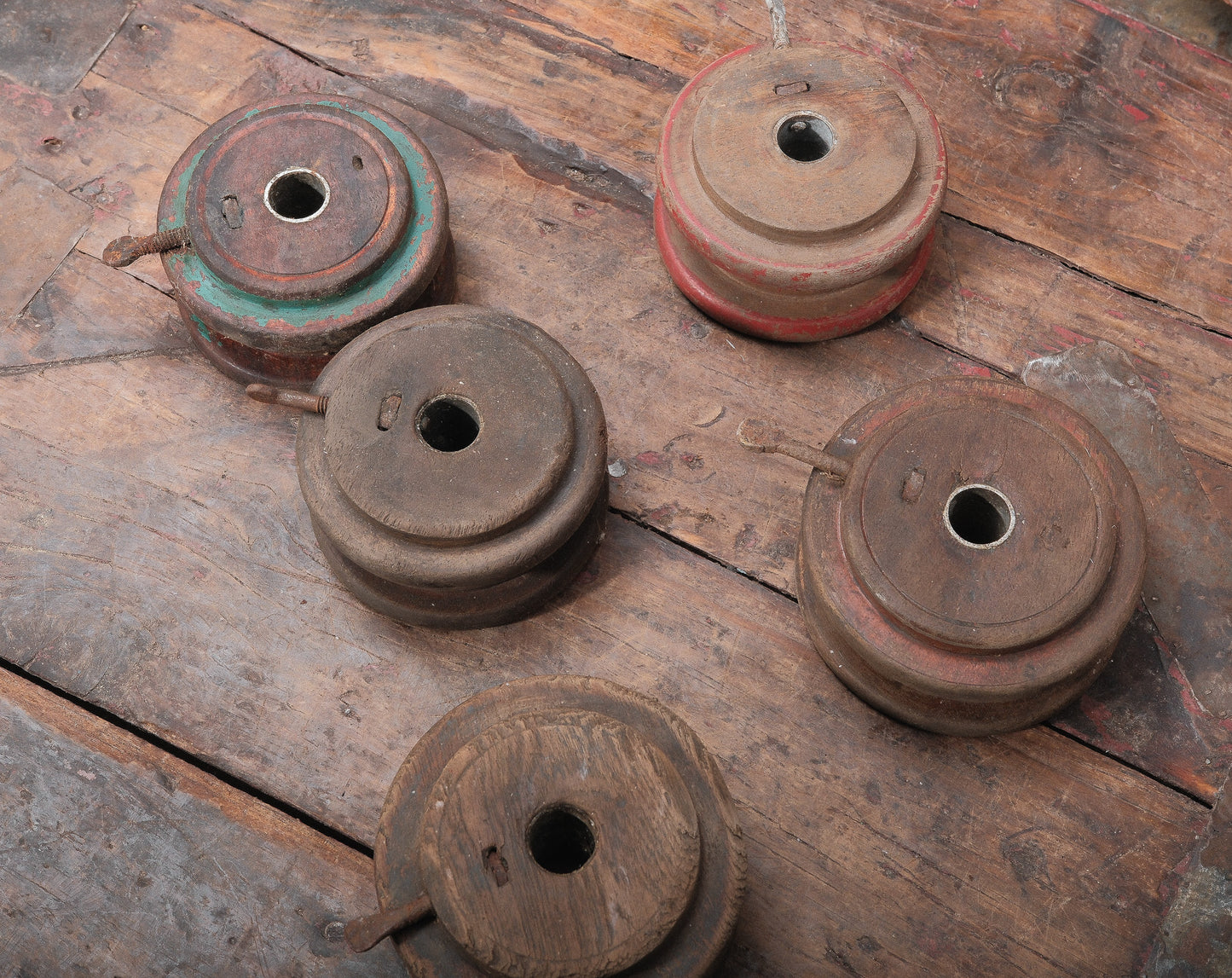 Wooden Textile Spools