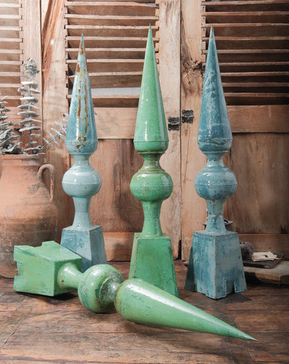 Vintage Glazed Architectural Finials