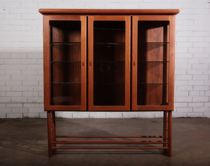 Mid-Century Danish Modern Teak Display Case