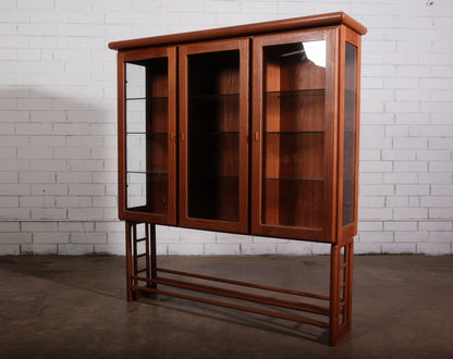 Mid-Century Danish Modern Teak Display Case