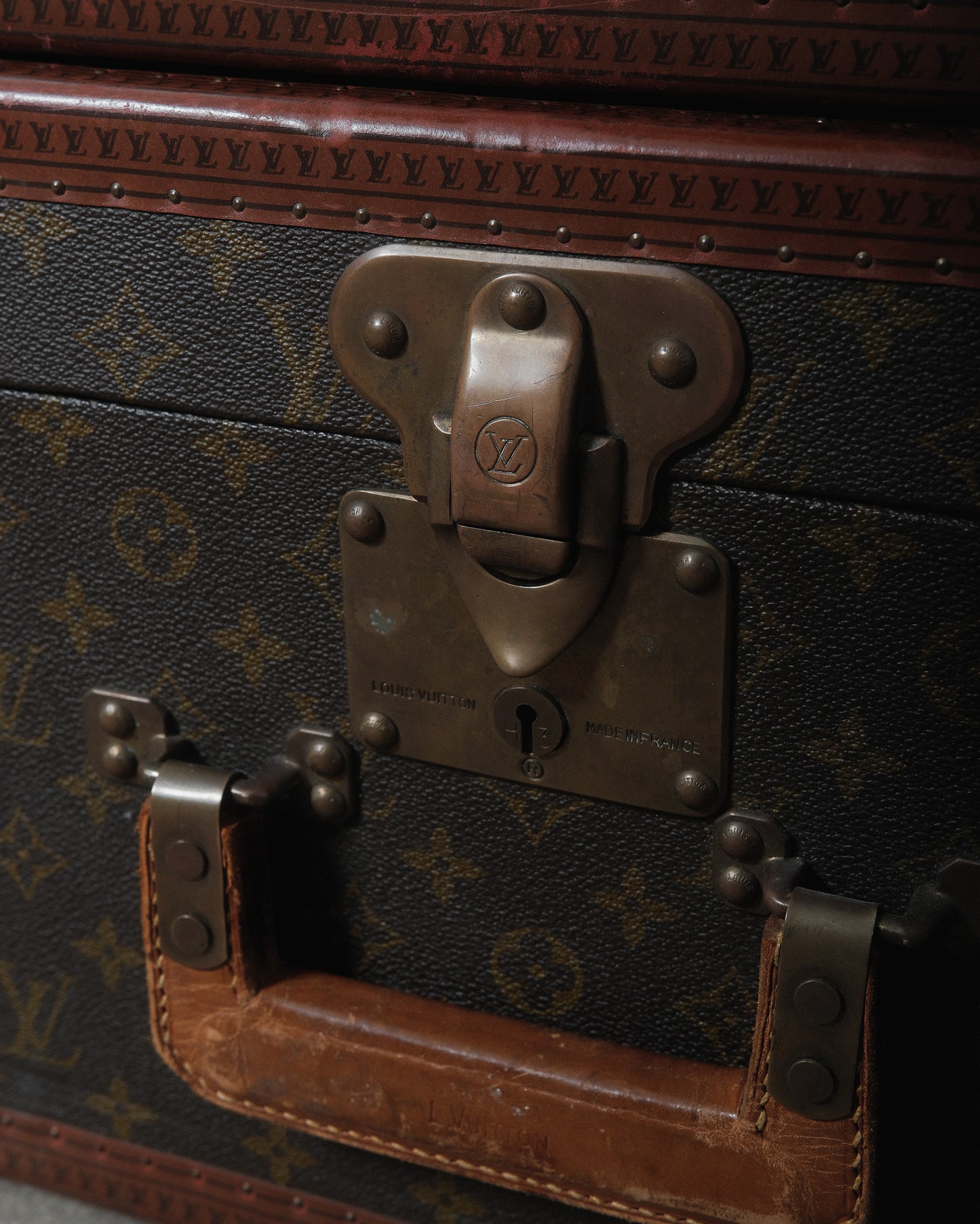 Louis Vuitton Monogram Macassar Square Handled Alzer Cases Set of 3