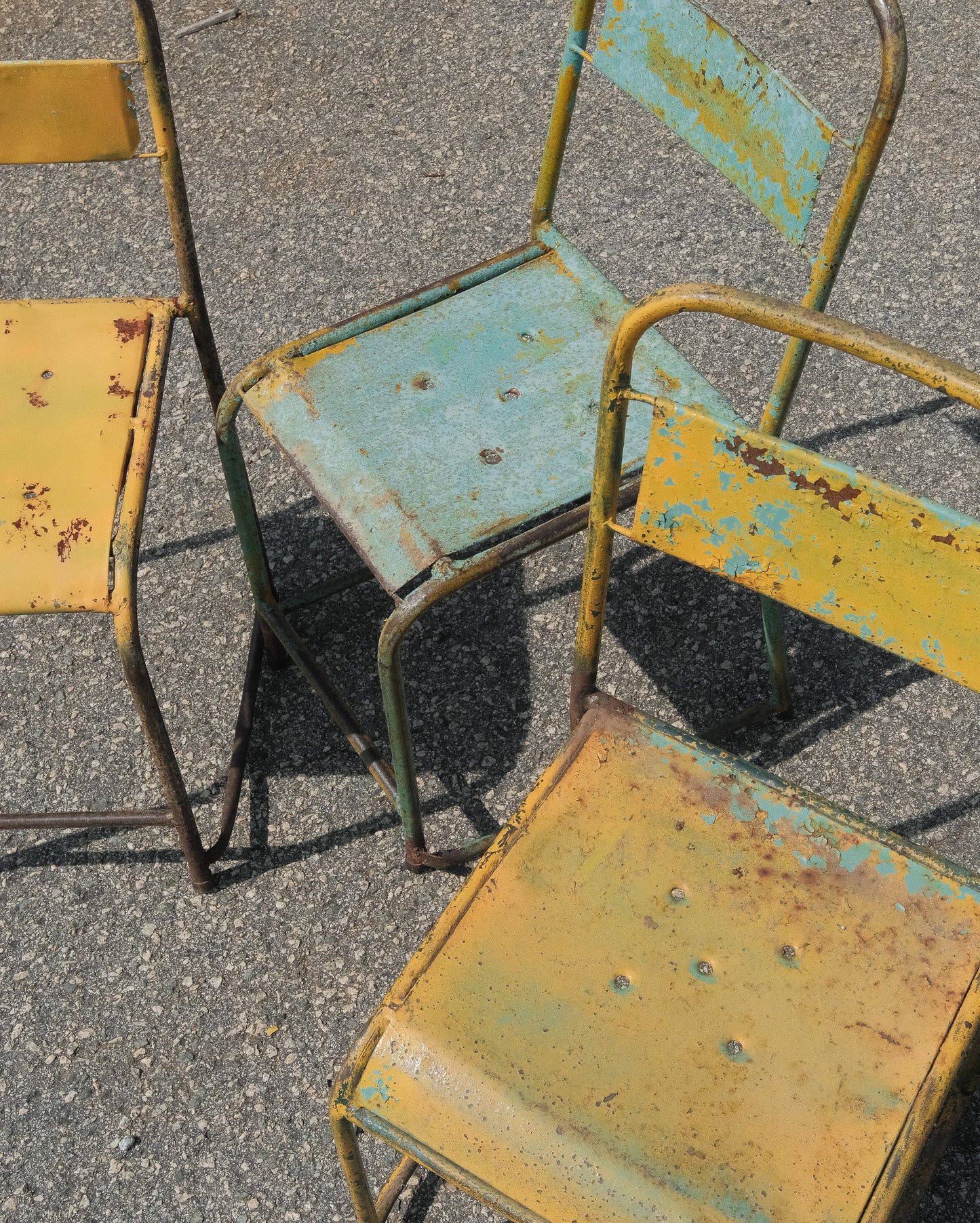 Metal Stacking Chairs