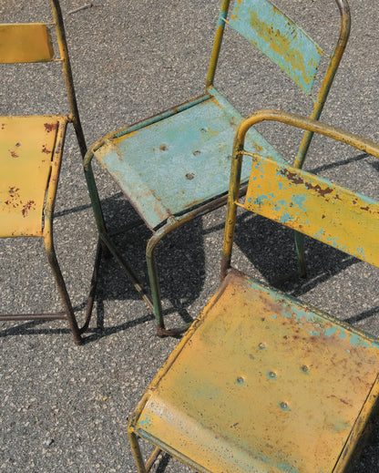 Metal Stacking Chairs