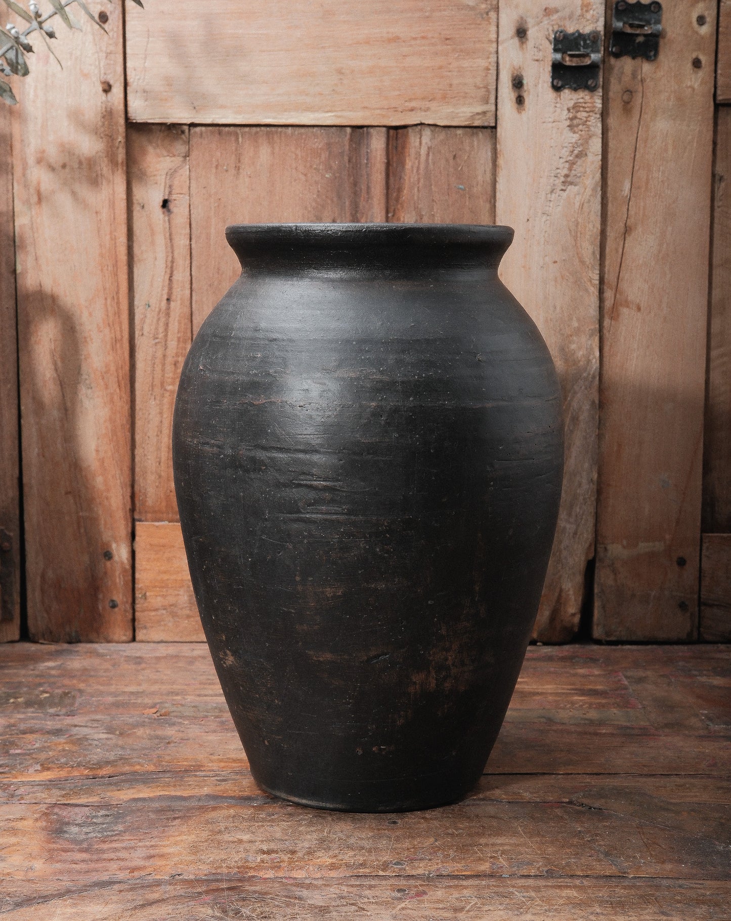Black Terracotta Urn