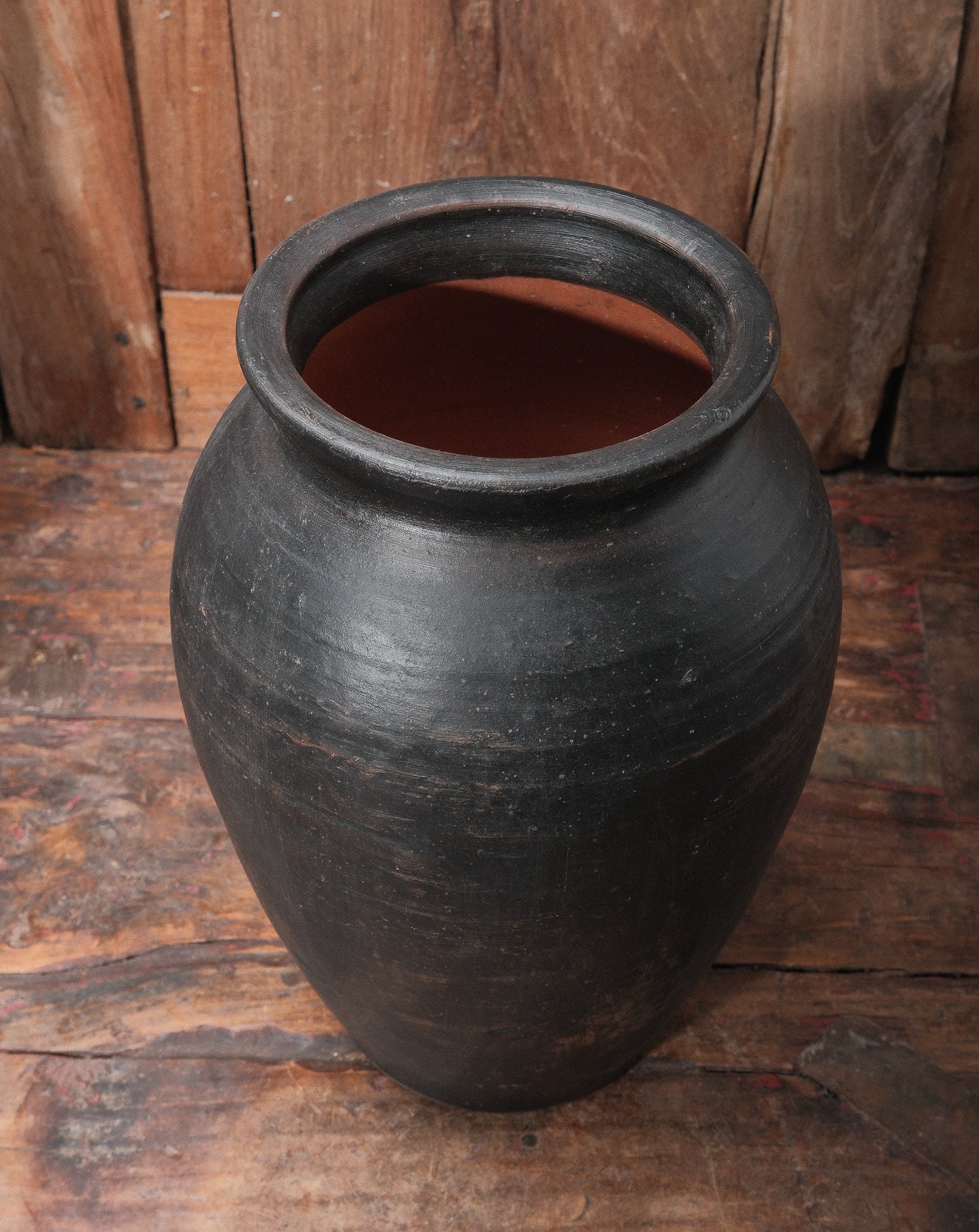 Black Terracotta Urn