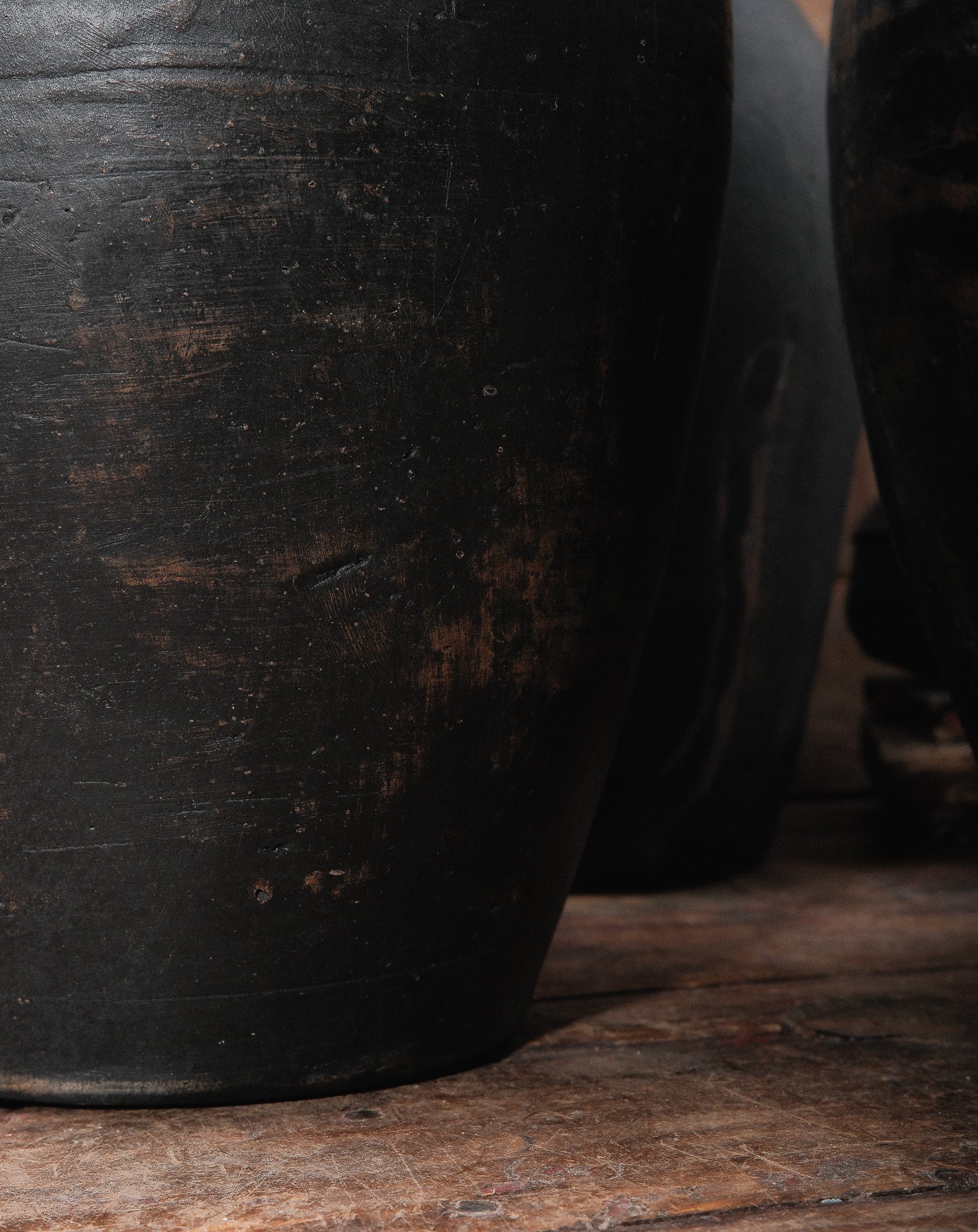 Black Terracotta Urn