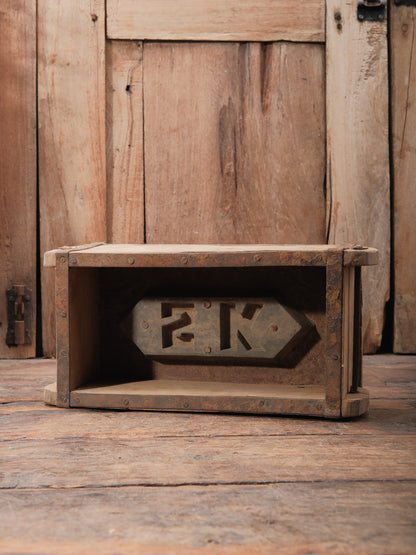 Vintage Wooden Brick Mold Clay Form