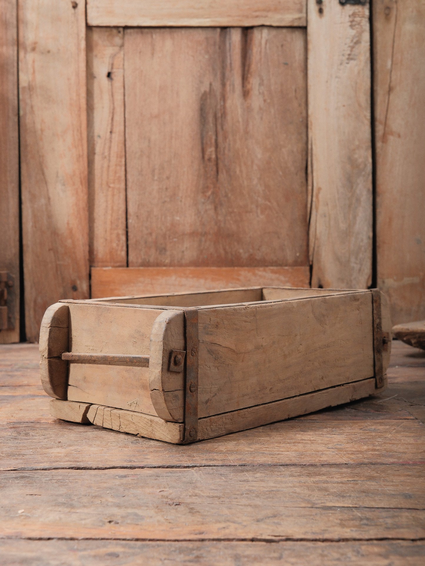 Vintage Wooden Brick Mold Clay Form