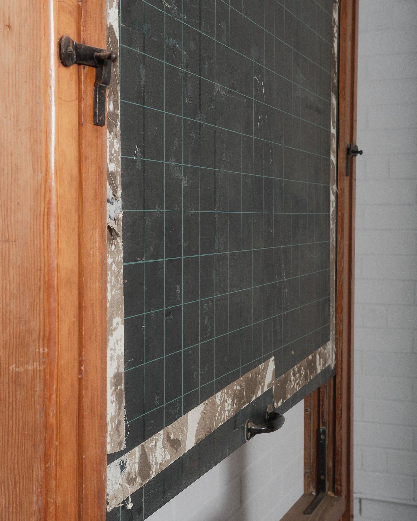Vintage Belgian Rolling Blackboard by Daniel Van Calbergh