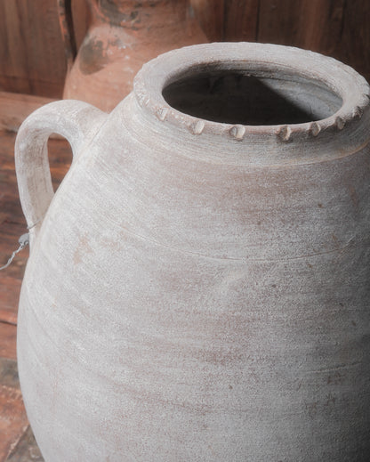 Vintage Terracotta Amphora Urn with Handles