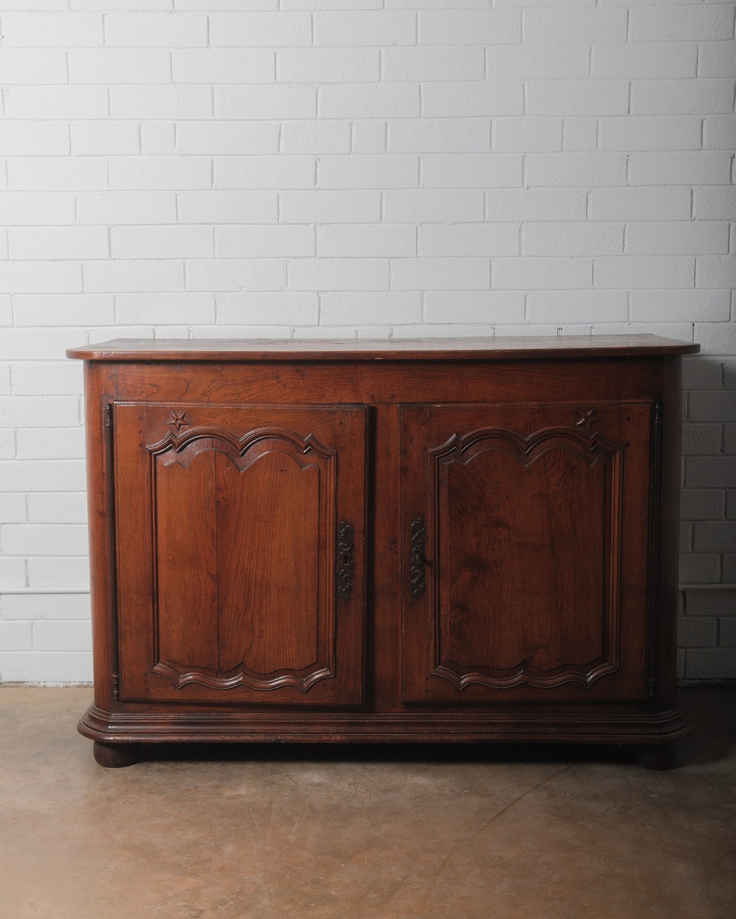 18th Century French Louis XV Walnut Buffet