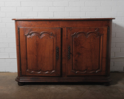 18th Century French Louis XV Walnut Buffet