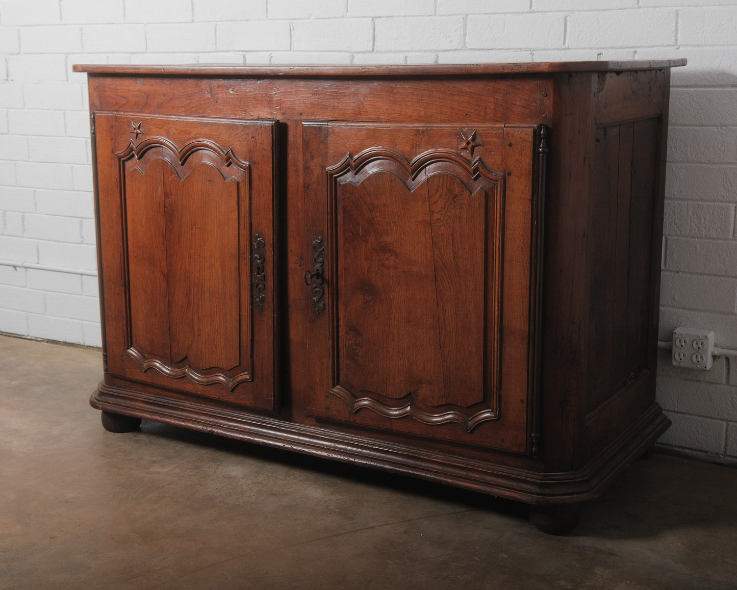 18th Century French Louis XV Walnut Buffet