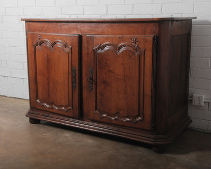 18th Century French Louis XV Walnut Buffet