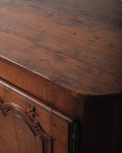 18th Century French Louis XV Walnut Buffet