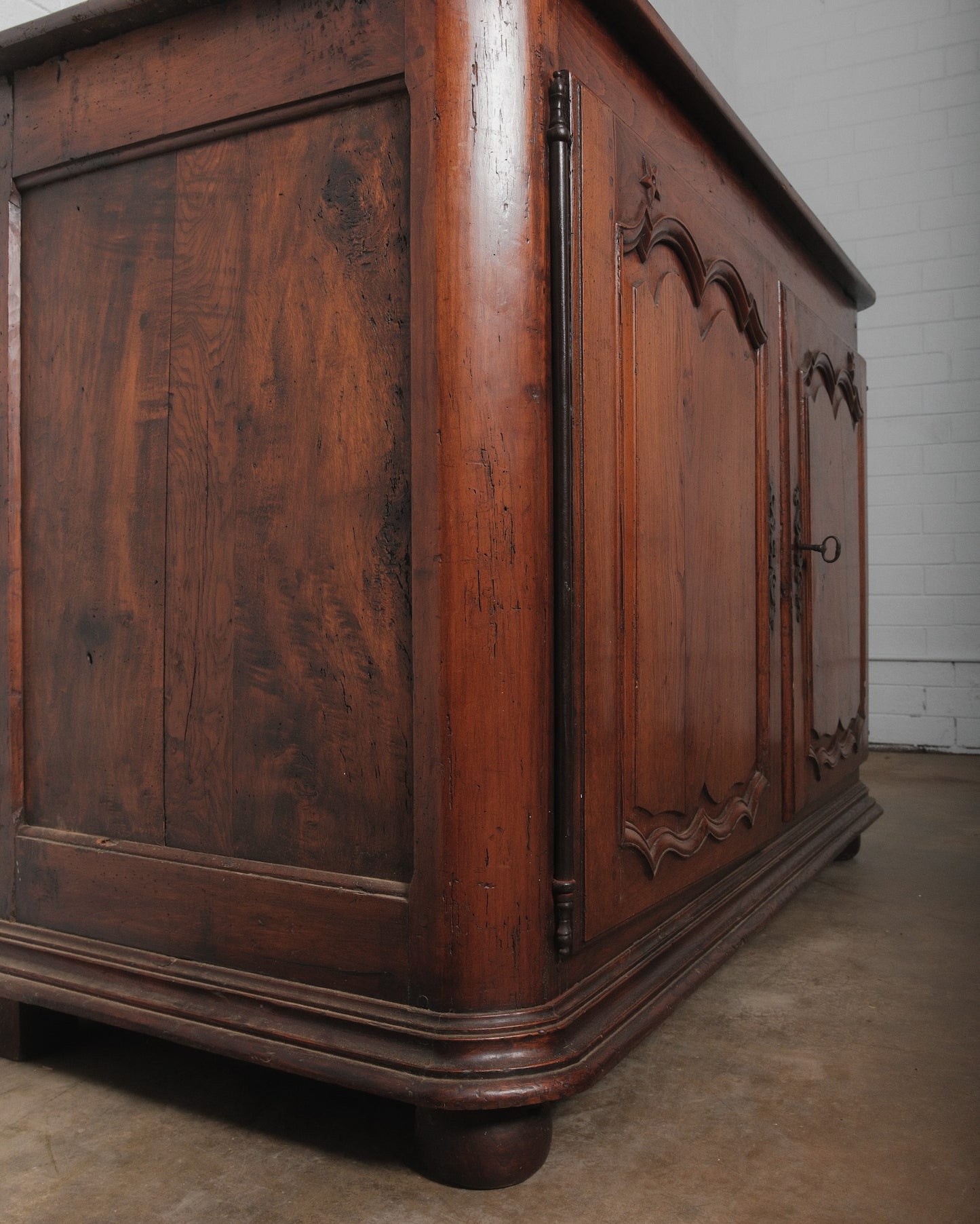 18th Century French Louis XV Walnut Buffet