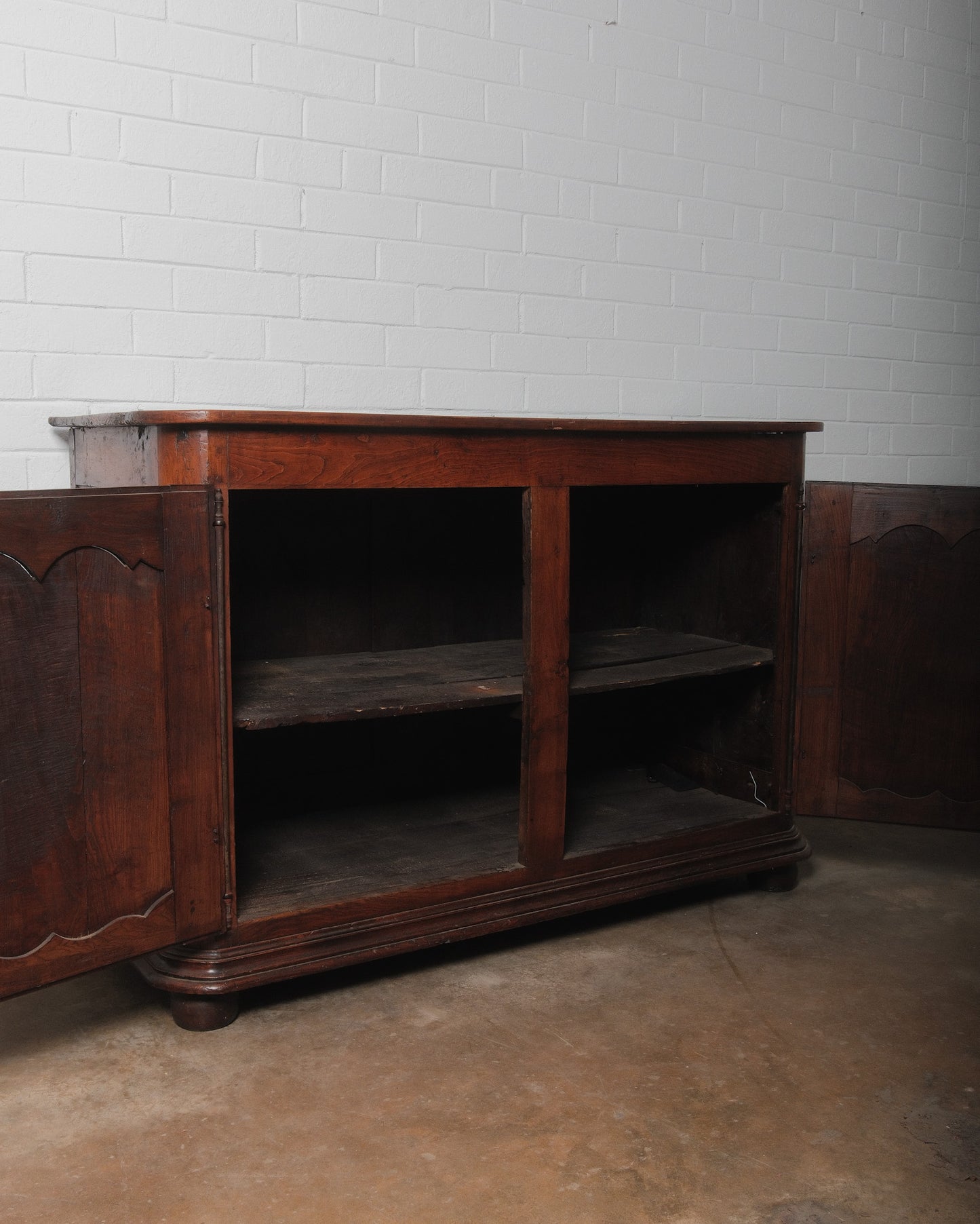 18th Century French Louis XV Walnut Buffet