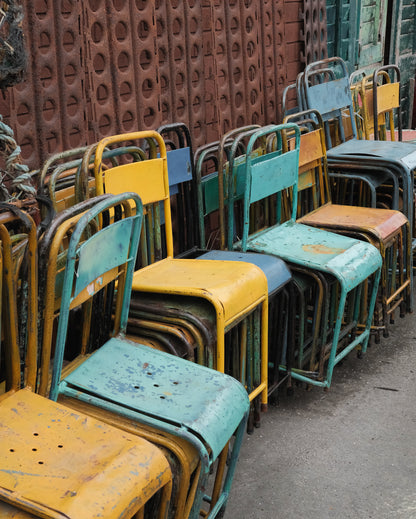 Metal Stacking Chairs