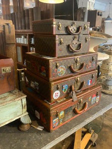 antique vintage louis vuitton suitcase