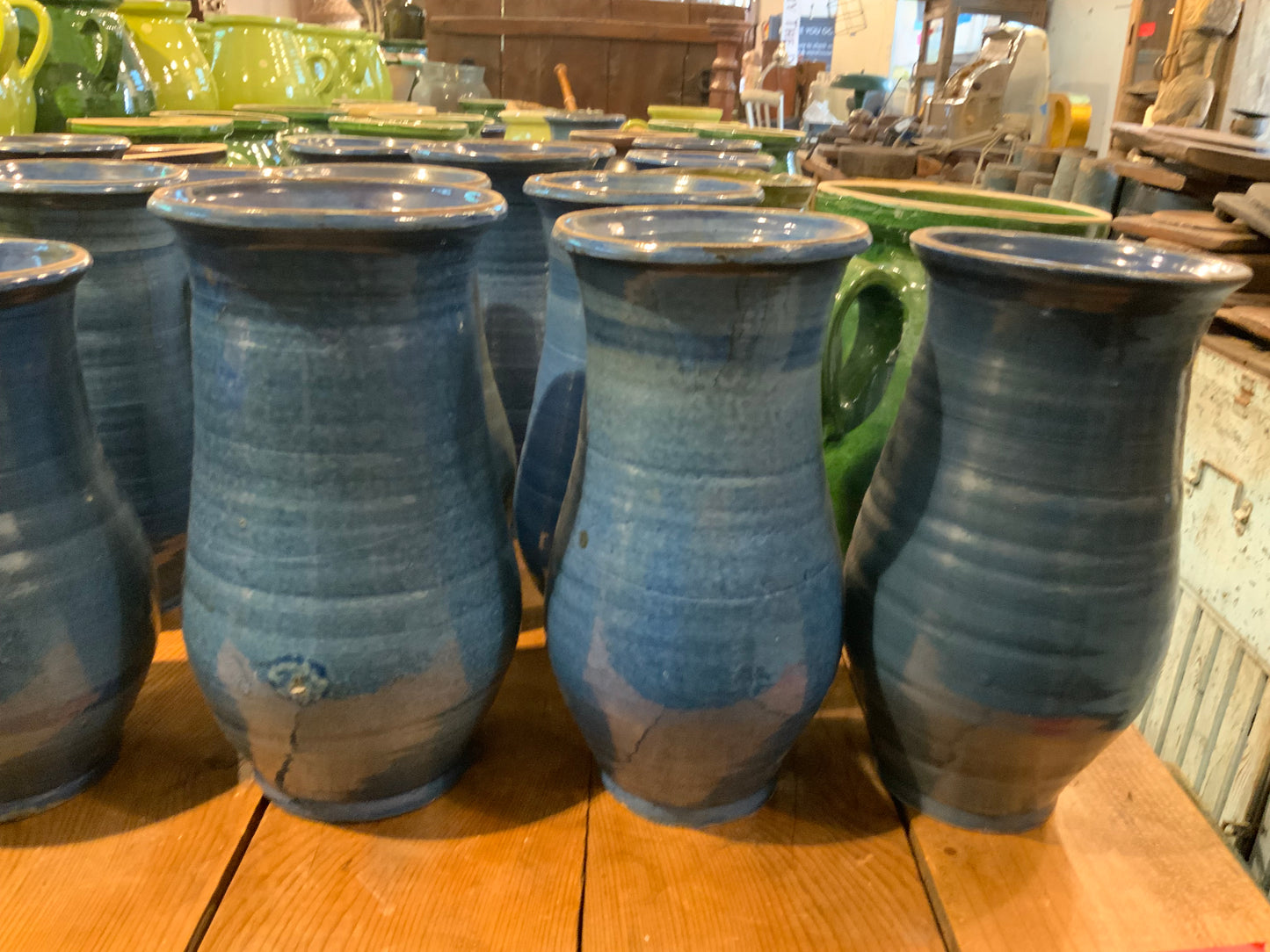 Blue Glazed Vase